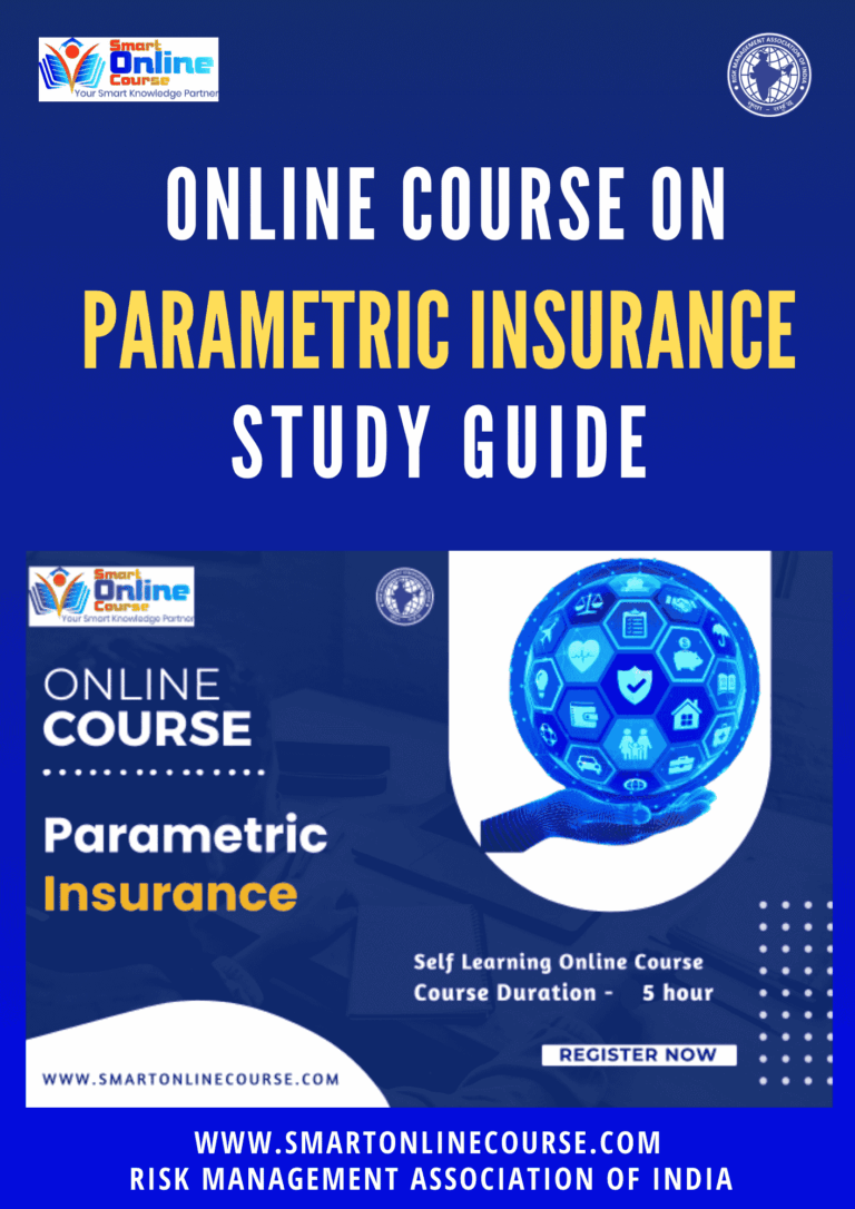 Parametric Insurance Course Online | RMAI